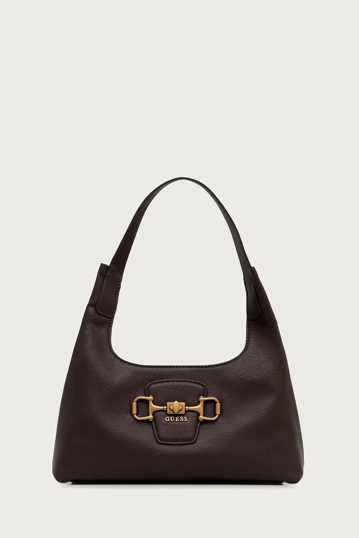 Guess torebka hobo damska z imitacji skóry SUNSET brązowy HWBB23.14010