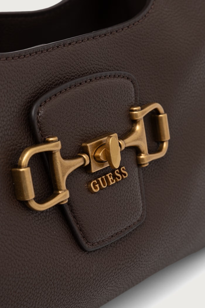 Guess torebka hobo damska z imitacji skóry SUNSET brązowy HWBB23.14010