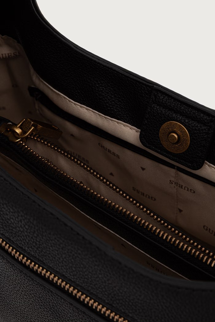 Guess torebka hobo damska z imitacji skóry SUNSET HWBB23.14010 czarny