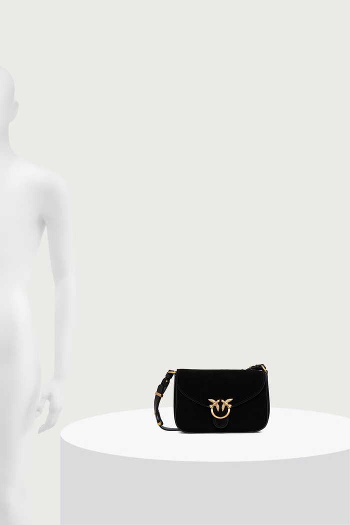 Pinko Torebka crossbody damska zamszowa 107656.A0F6