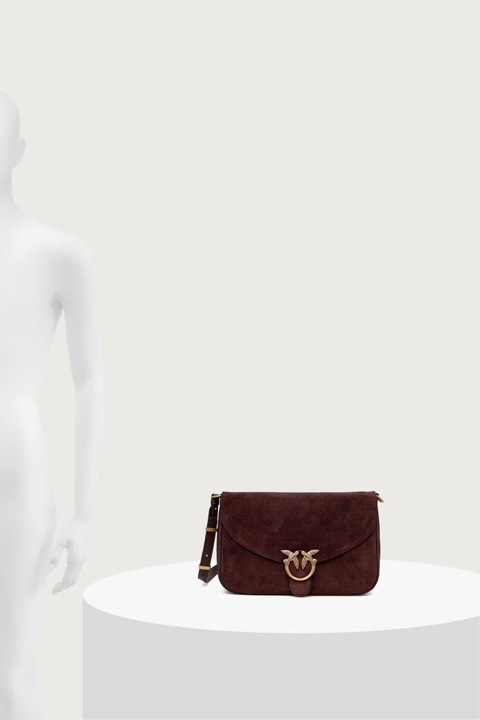 Pinko Torebka crossbody damska zamszowa 107655.A0F6