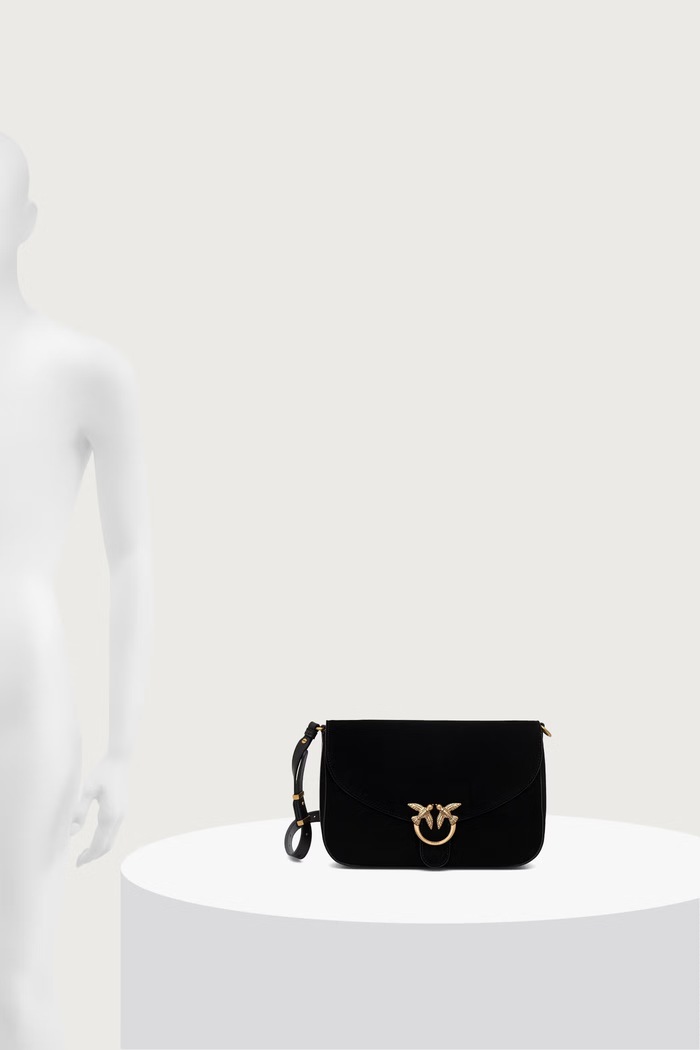 Pinko Torebka crossbody damska zamszowa 107655.A0F6