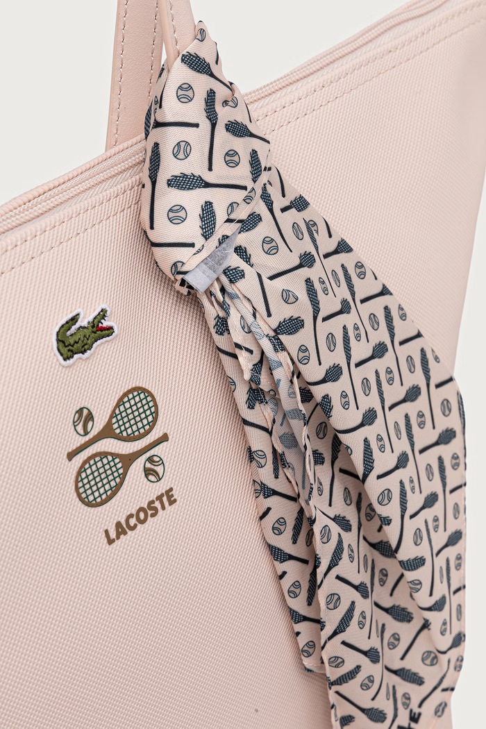 Torebka shopper damska Lacoste NF5509SJ różowy