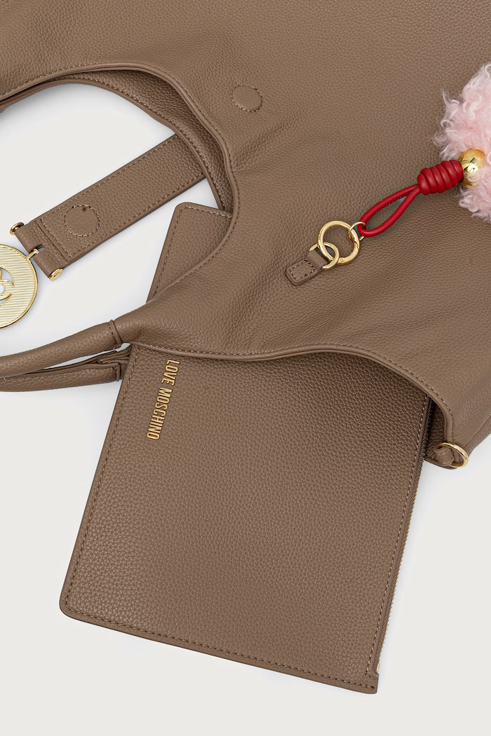 Love Moschino Torebka shopper damska z imitacji skóry JC4238PP0PKI0105