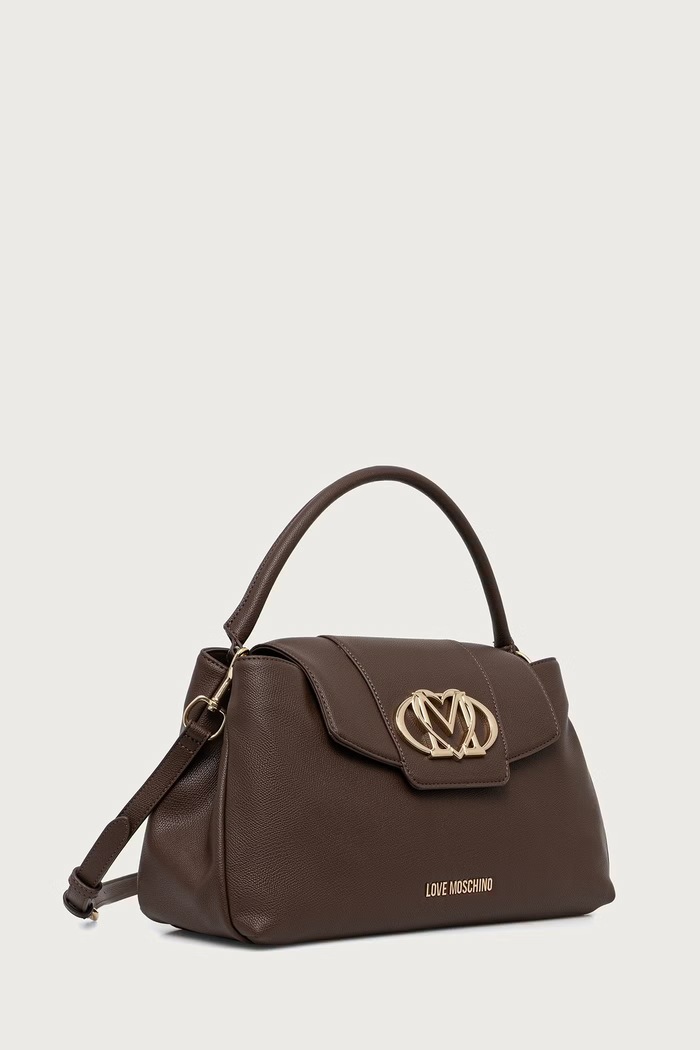 Love Moschino Torebka damska z imitacji skóry JC4209PP0PKB0313 brązowy AW26