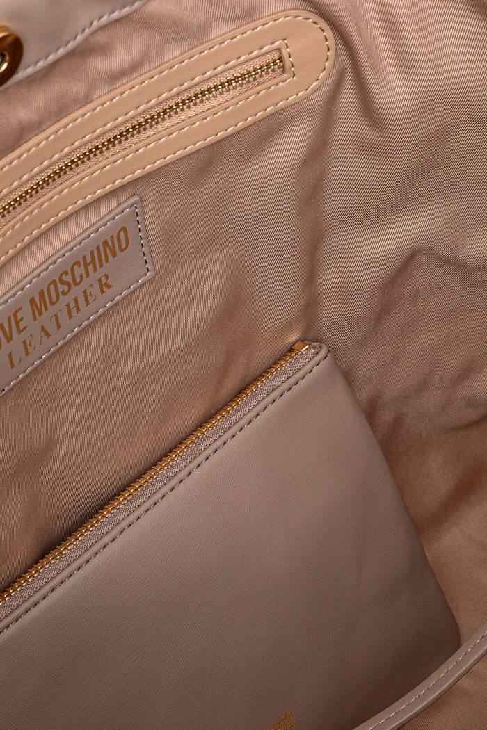 Love Moschino Torebka shopper damska z imitacji skóry JC4292PP0PK1210A