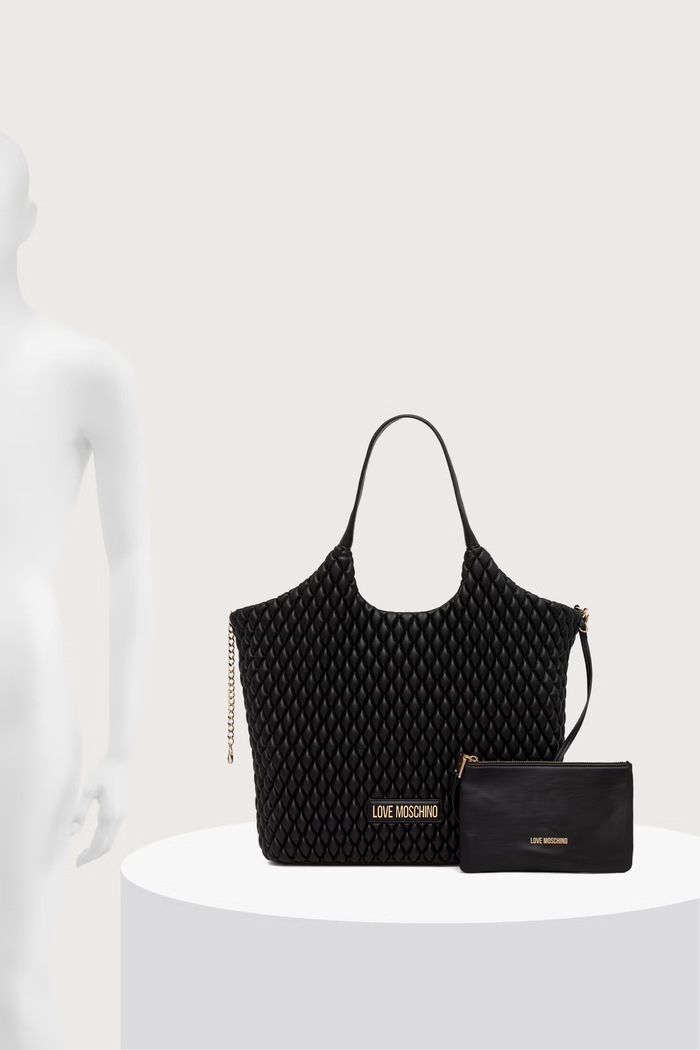 Love Moschino Torebka shopper damska z imitacji skóry JC4292PP0PK1200A