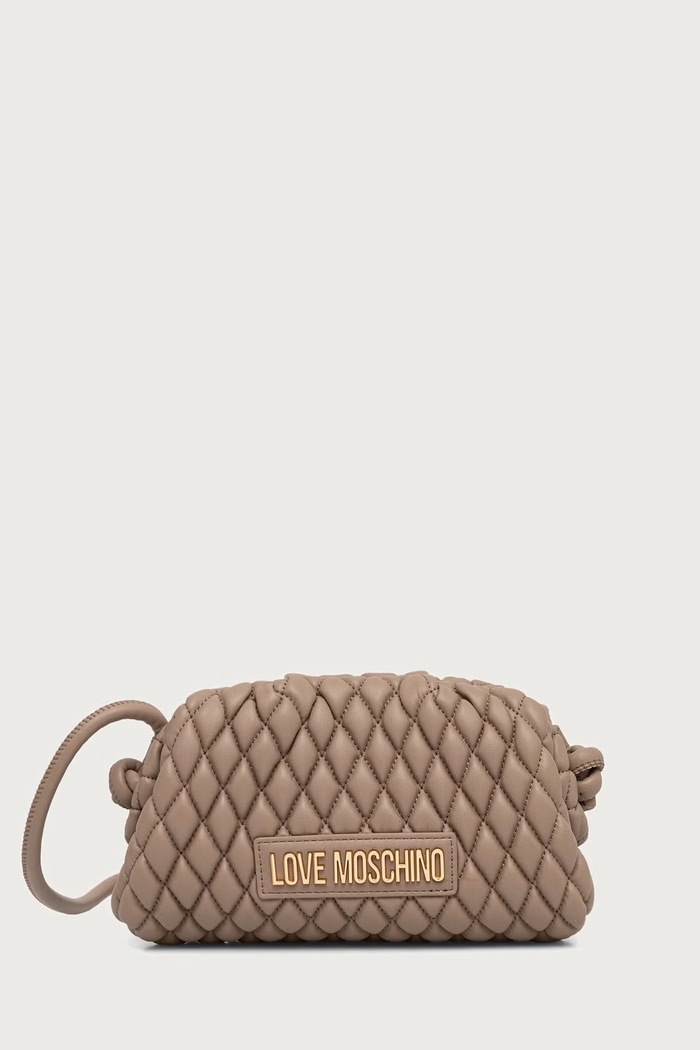 Love Moschino torebka crossbody damska skórzana beżowy JC4290PP0PK1210A