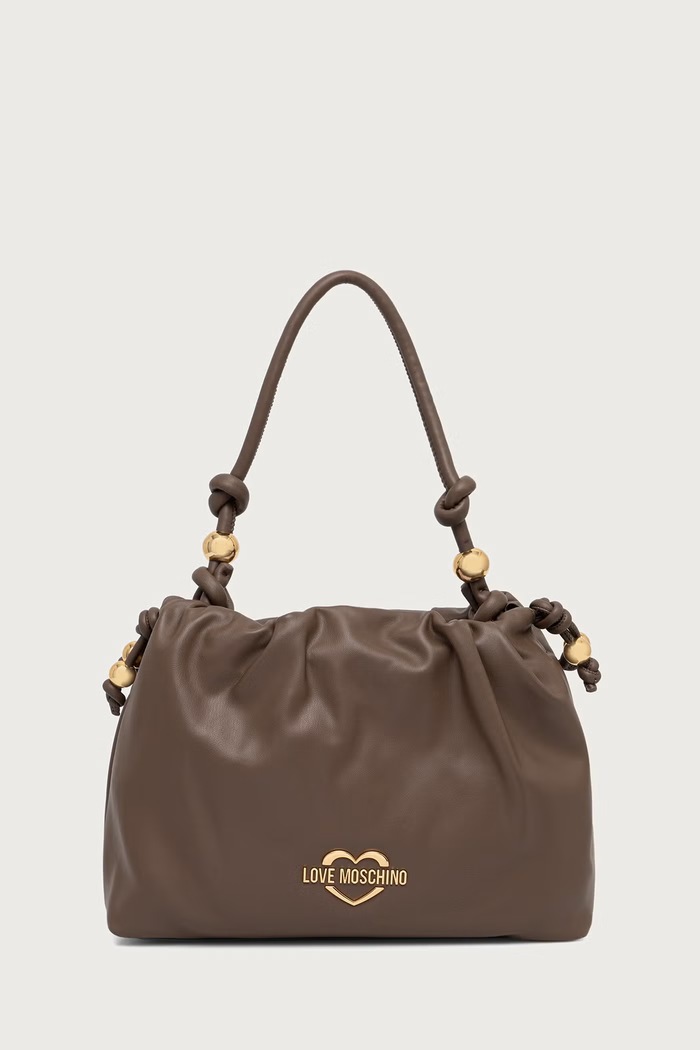 Love Moschino Torebka damska z imitacji skóry brązowy JC4286PP0PK1020A
