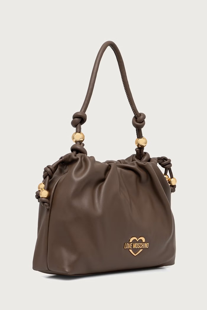 Love Moschino Torebka damska z imitacji skóry JC4286PP0PK1020A brązowy AW26