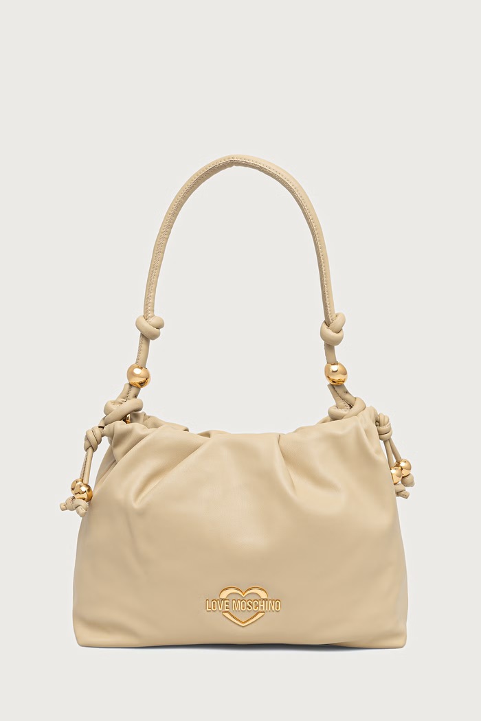Love Moschino Torebka damska skórzana beżowy JC4286PP0PK1012A