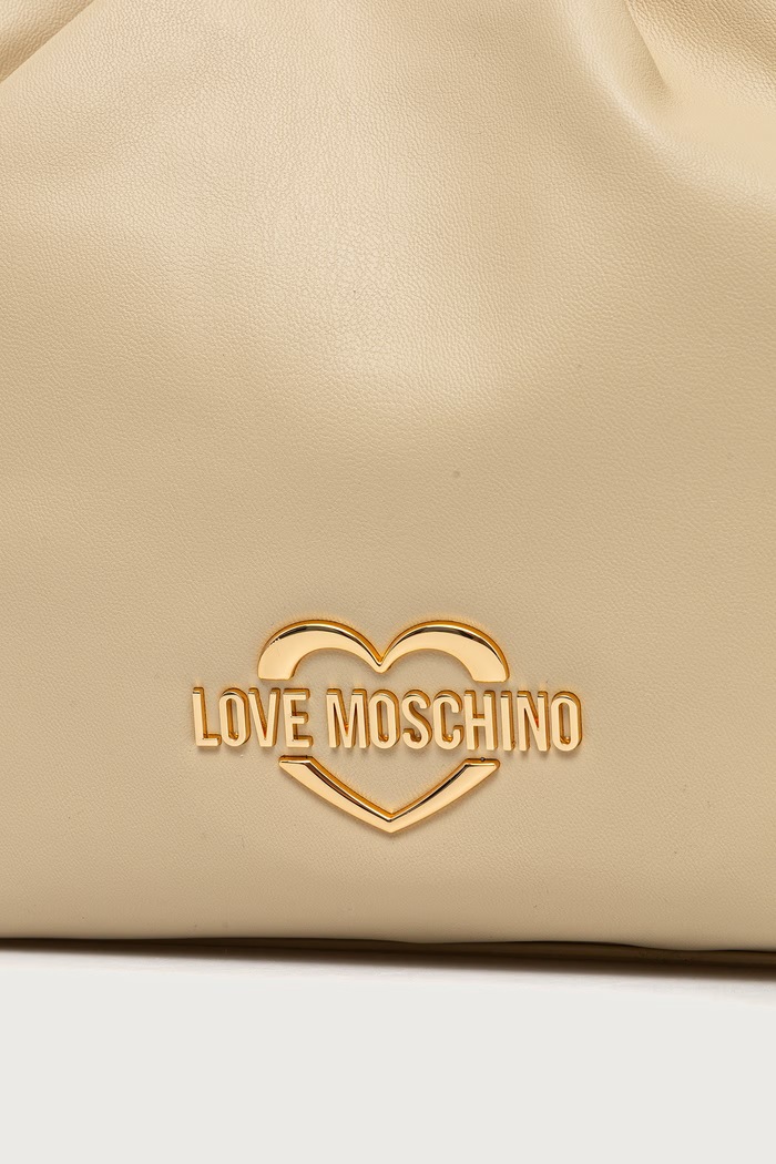 Torebka damska skórzana Love Moschino JC4286PP0PK1012A beżowy
