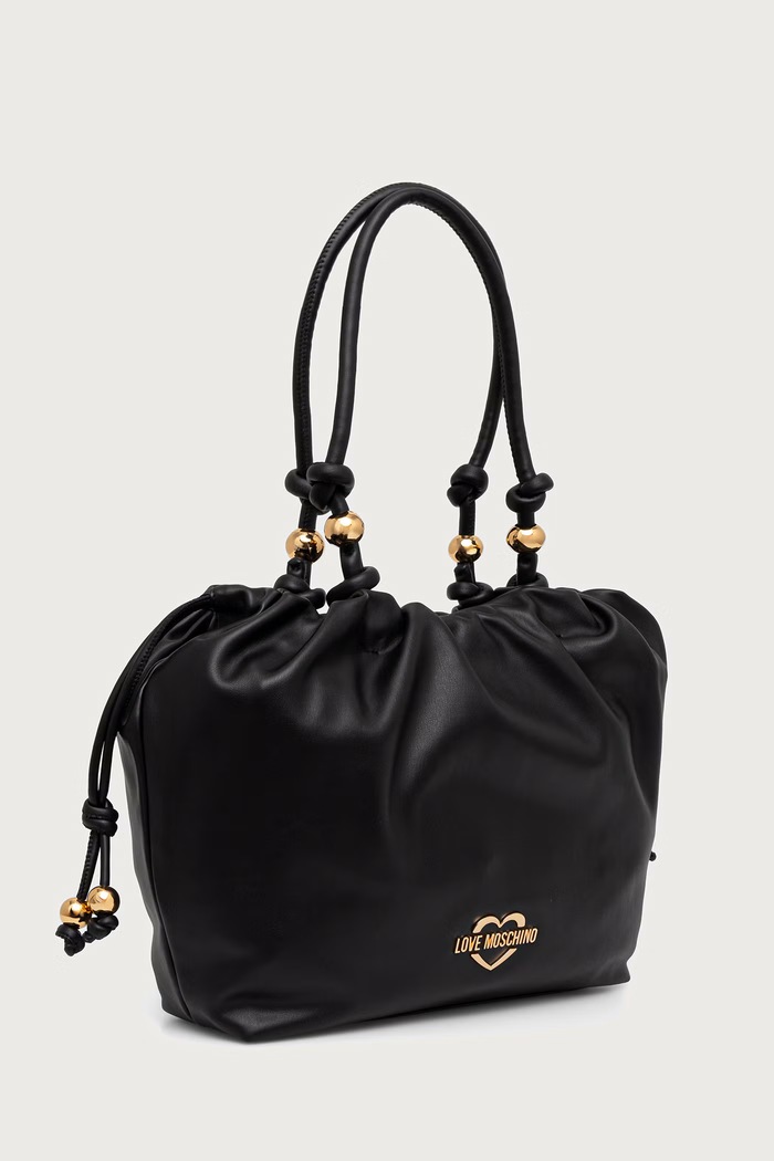 Love Moschino Torebka damska skórzana JC4284PP0PK1000A czarny AW26