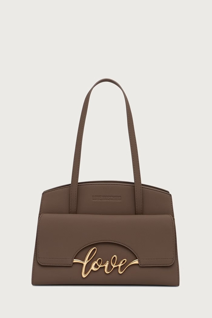 Love Moschino torebka tote damska z imitacji skóry zielony JC4271PP0PKR0203