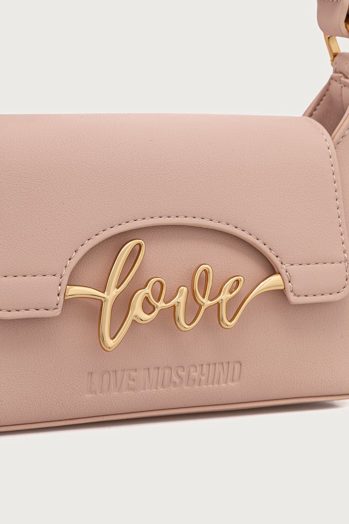 Akcesoria Love Moschino Torebka damska z imitacji skóry JC4268PP0PKR0600 różowy