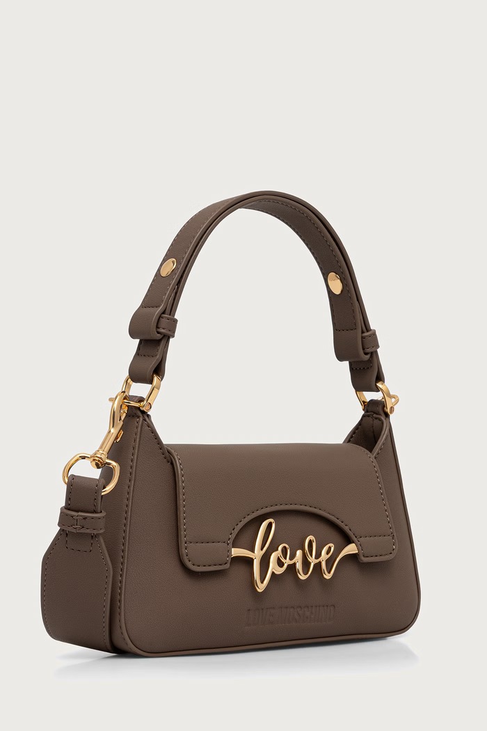 Love Moschino Torebka damska z imitacji skóry JC4268PP0PKR0203 brązowy AW26