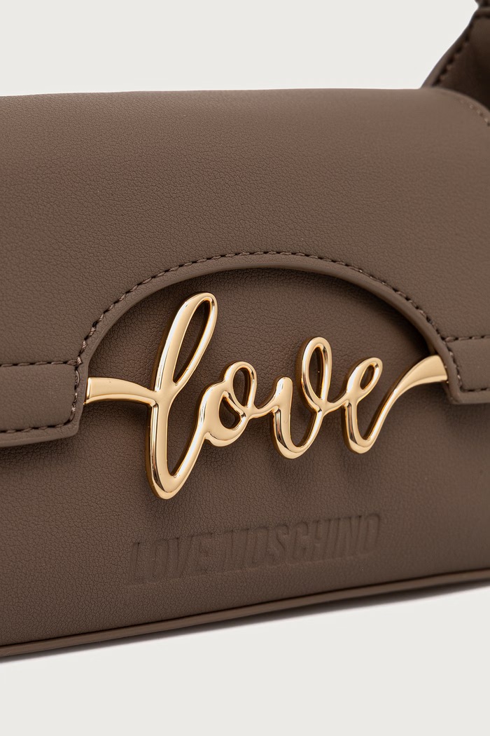 Akcesoria Love Moschino Torebka damska z imitacji skóry JC4268PP0PKR0203 brązowy