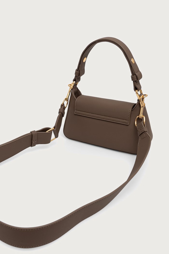 Torebka damska z imitacji skóry Love Moschino JC4268PP0PKR0203 brązowy
