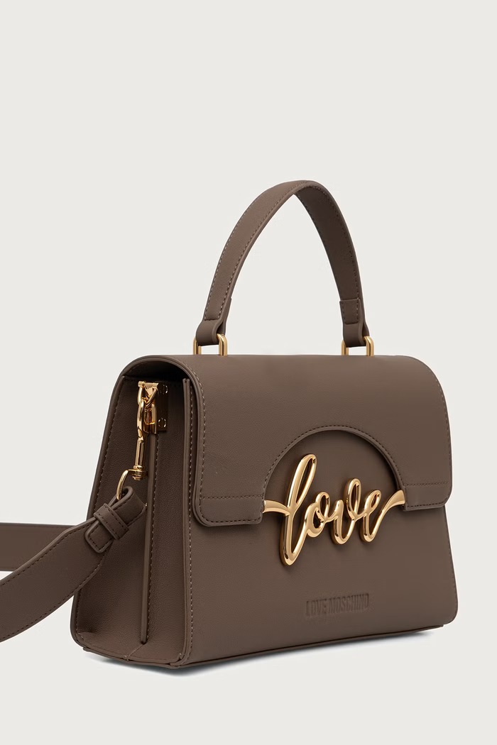 Love Moschino Listonoszka damska z imitacji skóry JC4267PP0PKR0203 zielony AW26