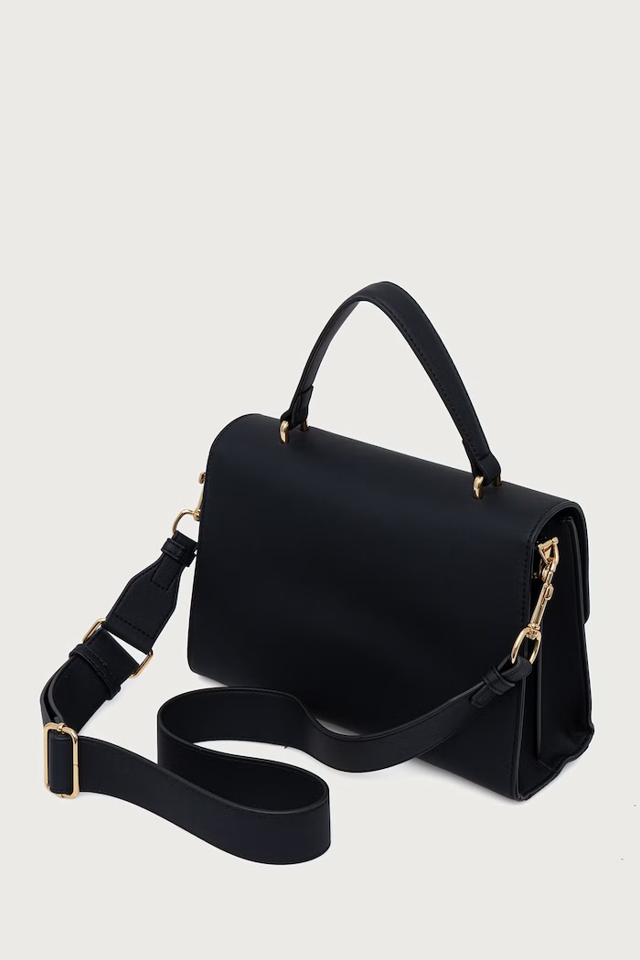 Akcesoria Love Moschino torebka crossbody damska z imitacji skóry JC4267PP0PKR0000 czarny
