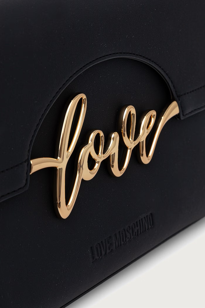 Love Moschino torebka crossbody damska z imitacji skóry czarny JC4267PP0PKR0000
