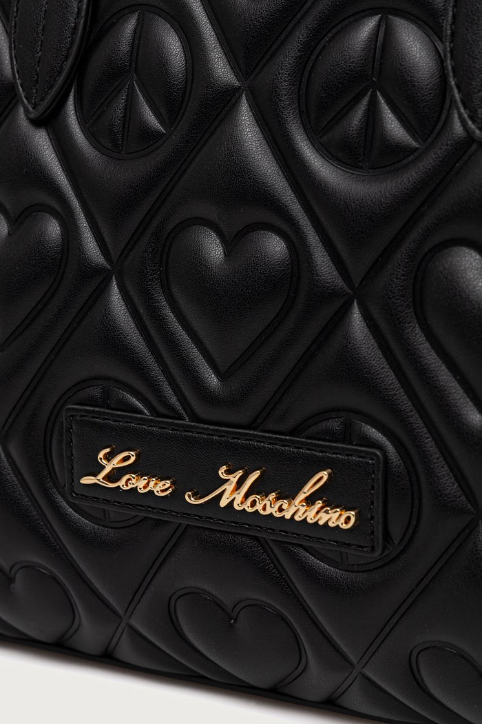 Torebka damska z imitacji skóry Love Moschino JC4263PP0PKQ0000 czarny