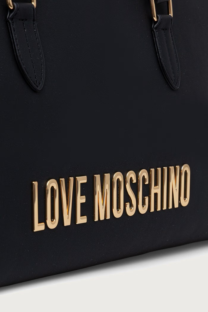 Love Moschino torebka damska z imitacji skóry czarny JC4251PP0PKD0000