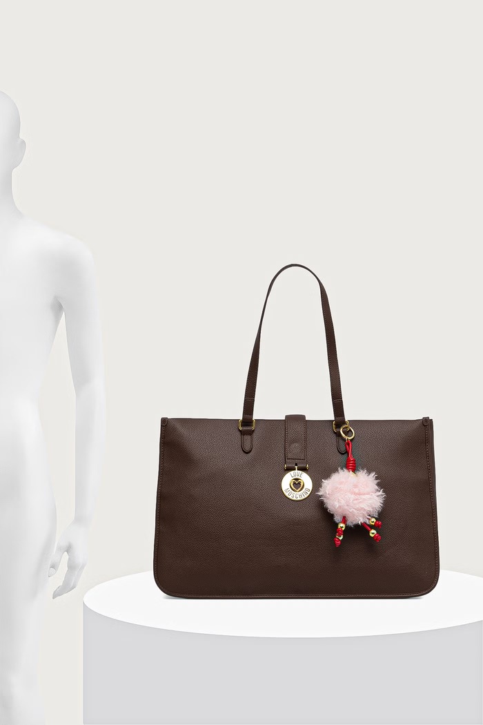 Love Moschino Torebka shopper damska z imitacji skóry JC4239PP0PKI0313