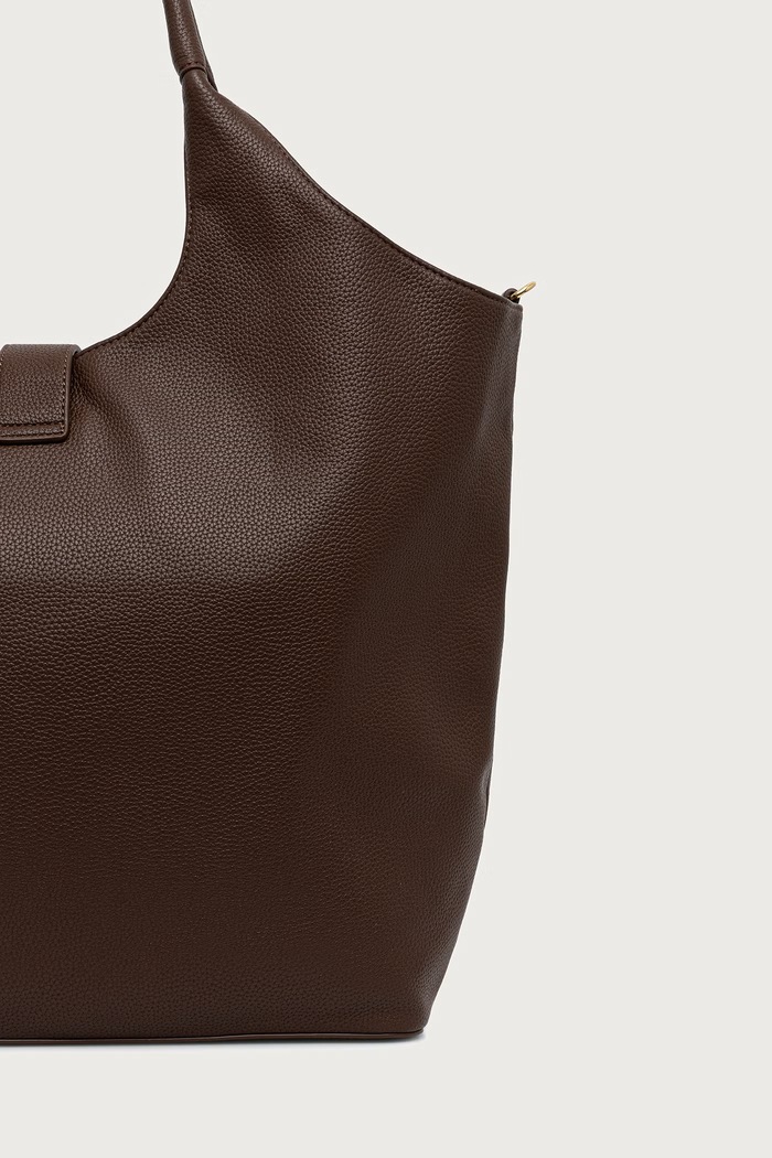 Akcesoria Love Moschino Torebka tote damska z imitacji skóry JC4238PP0PKI0313 brązowy