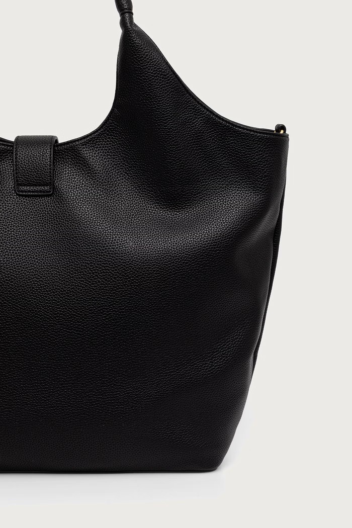Akcesoria Love Moschino Torebka shopper damska z imitacji skóry JC4238PP0PKI0000 czarny