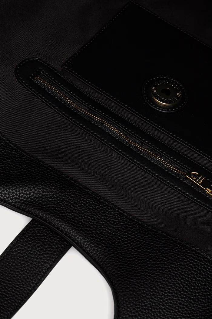 Torebka shopper damska z imitacji skóry Love Moschino czarny JC4238PP0PKI0000