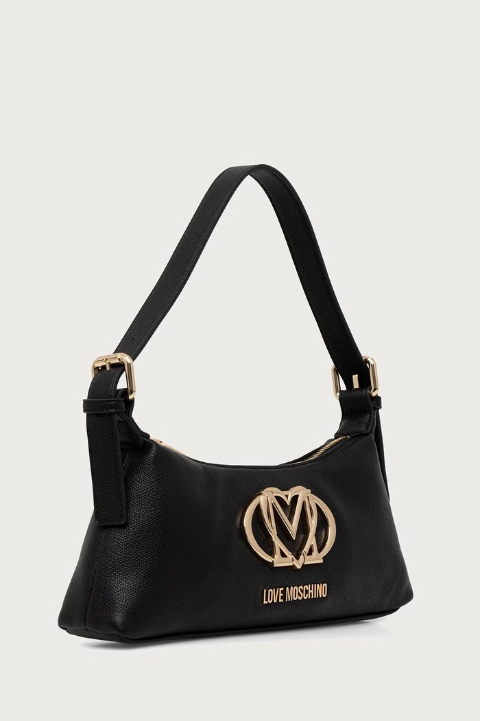 Love Moschino Torebka damska z imitacji skóry JC4212PP0PKB0000 czarny AW26
