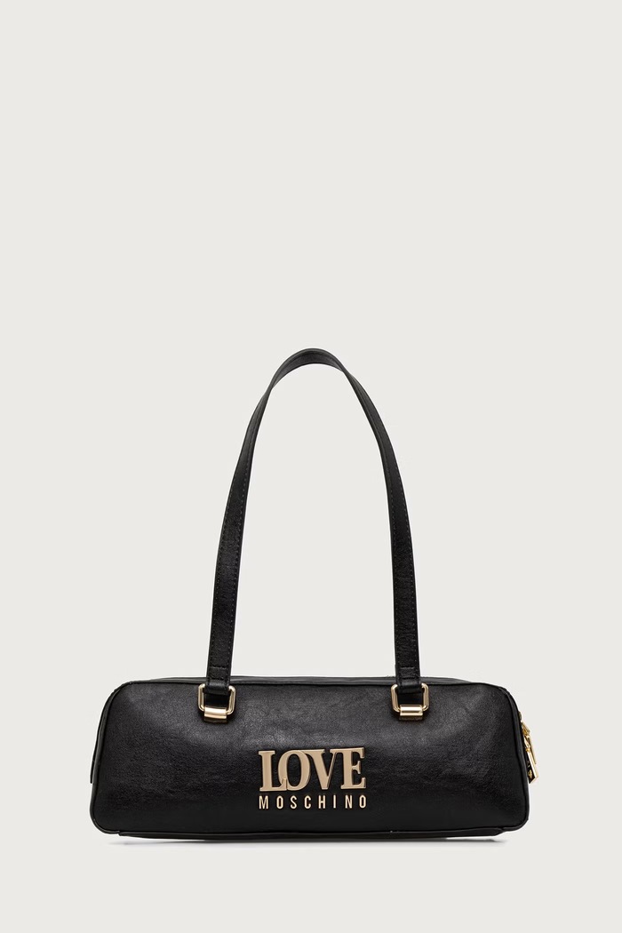 Love Moschino Torebka bagietka damska z imitacji skóry czarny JC4200PP0PKA0000