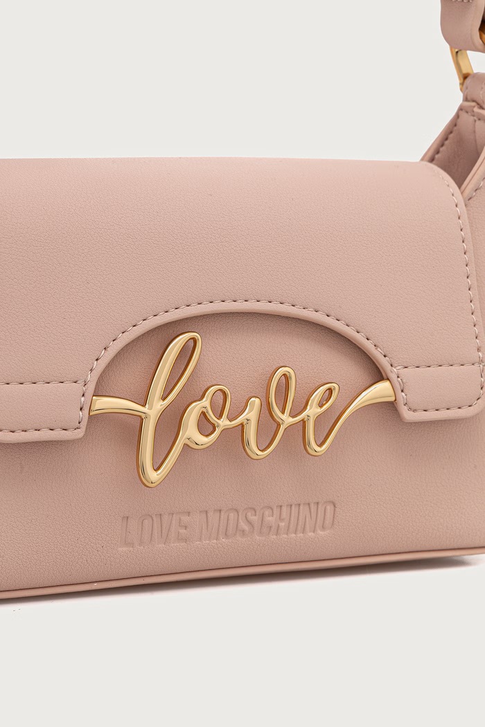 Akcesoria Love Moschino Torebka damska z imitacji skóry JC4109PP0PKD0203 brązowy