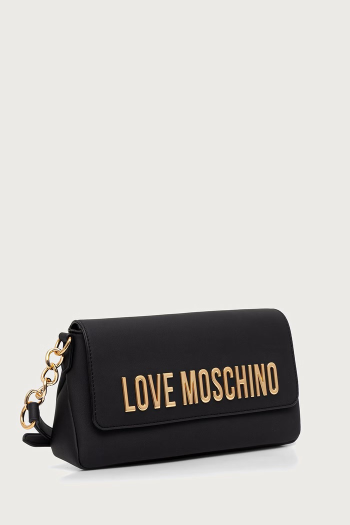 Love Moschino Torebka damska z imitacji skóry JC4109PP0PKD0000 czarny AW26