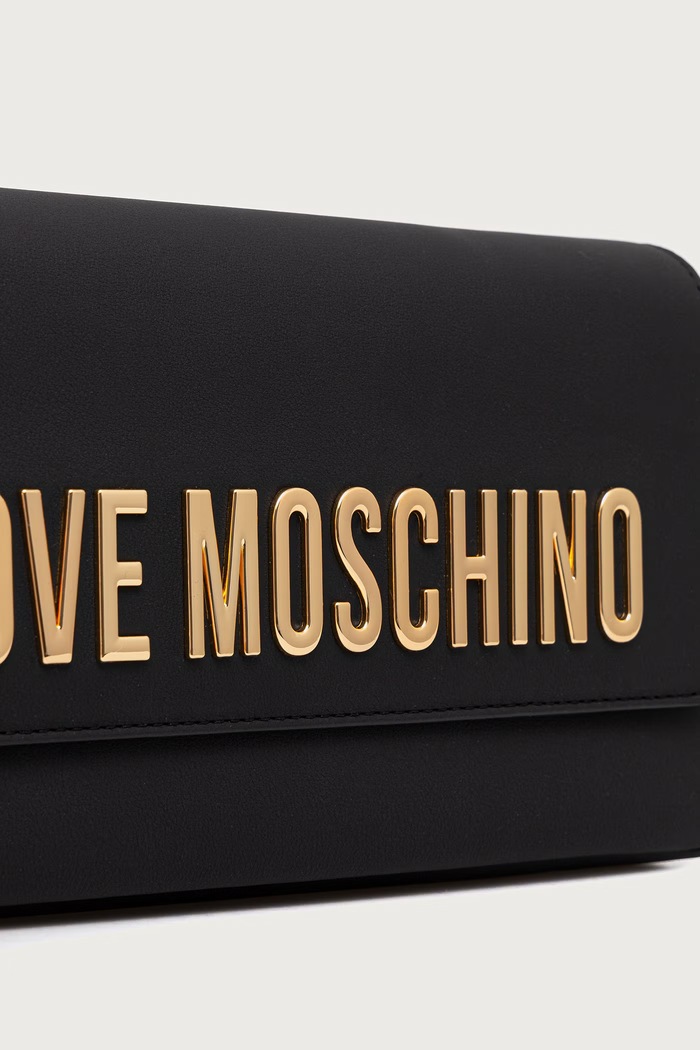 Akcesoria Love Moschino Torebka damska z imitacji skóry JC4109PP0PKD0000 czarny