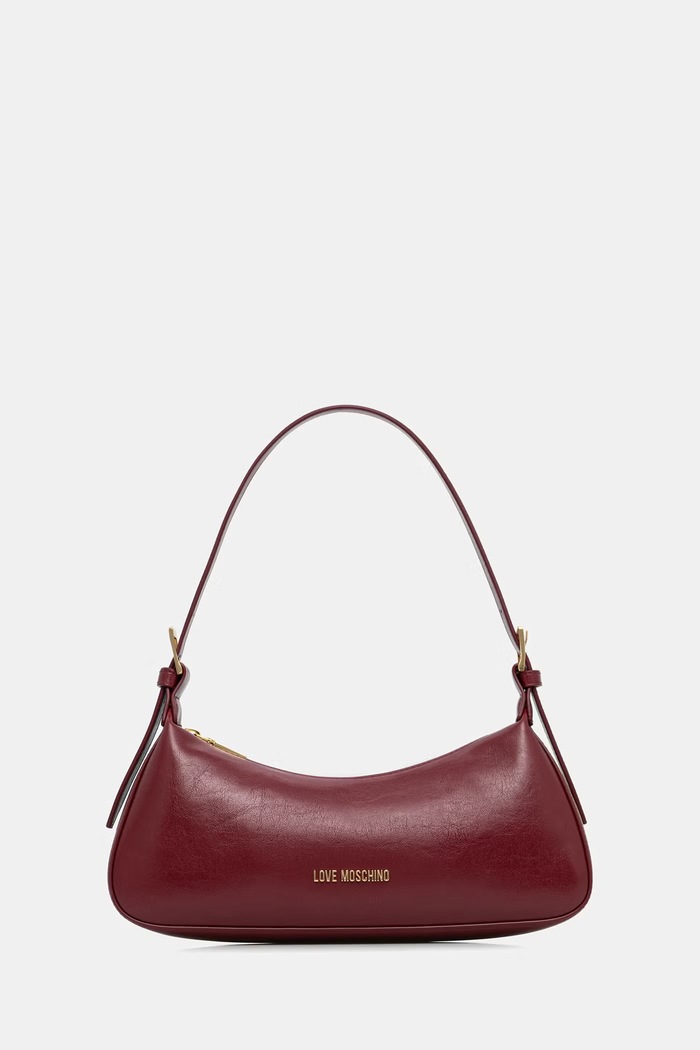 Love Moschino torebka damska z imitacji skóry bordowy JC4390PP1PKO0552