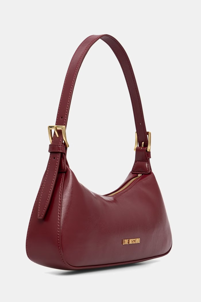 Love Moschino torebka damska z imitacji skóry JC4390PP1PKO0552 bordowy AW26