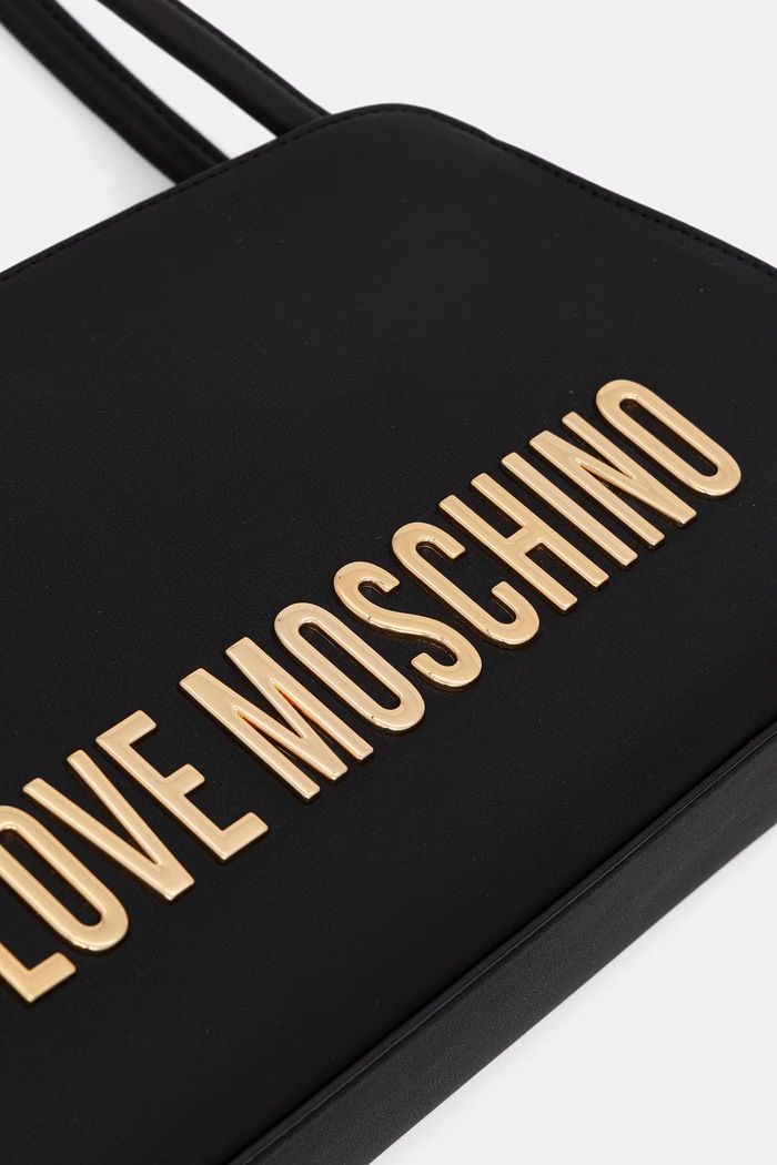 Love Moschino torebka tote damska z imitacji skóry czarny JC4187PP1PKD0000