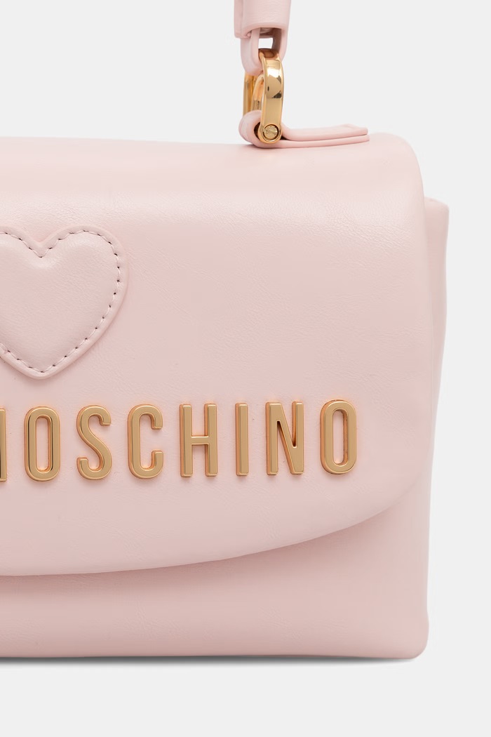 Love Moschino torebka crossbody damska skórzana różowy JC4136PP1PL1160A