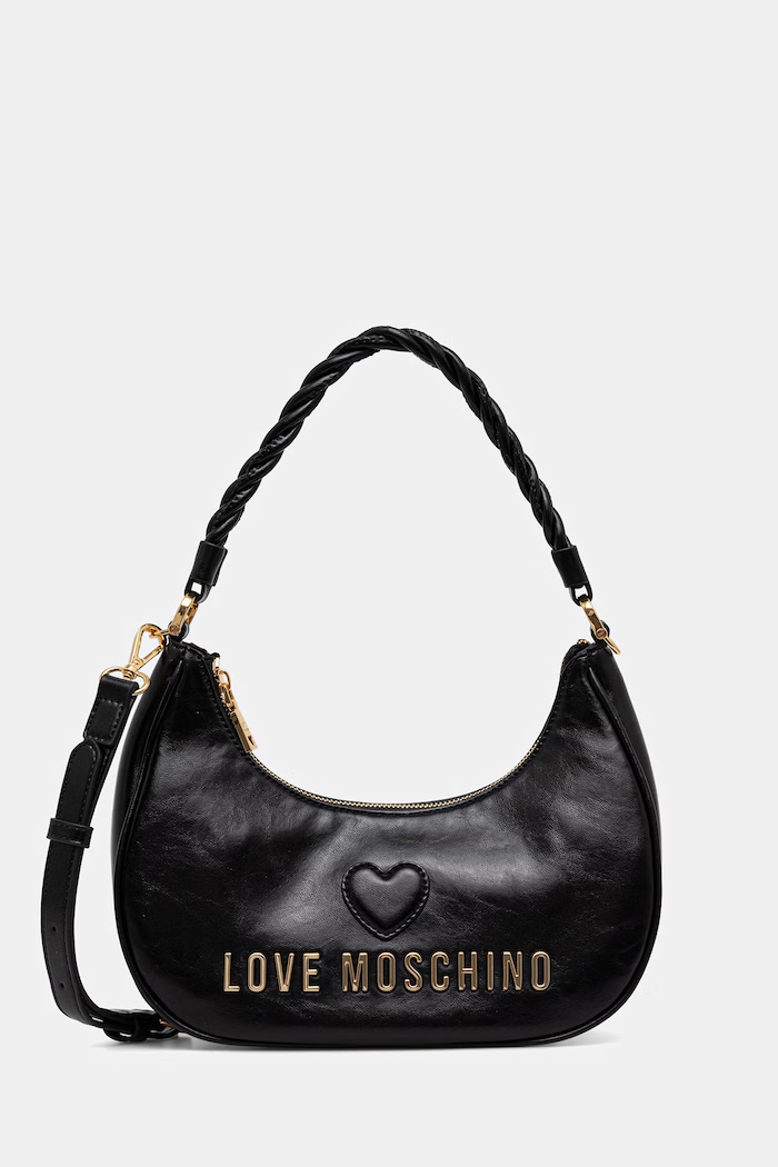 Love Moschino torebka damska skórzana czarny JC4135PP1PL1100A