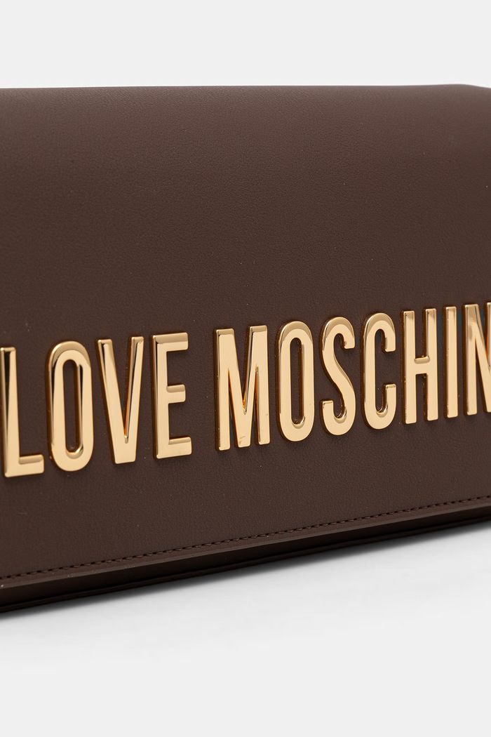 Love Moschino torebka crossbody damska z imitacji skóry brązowy JC4103PP1PKD0300