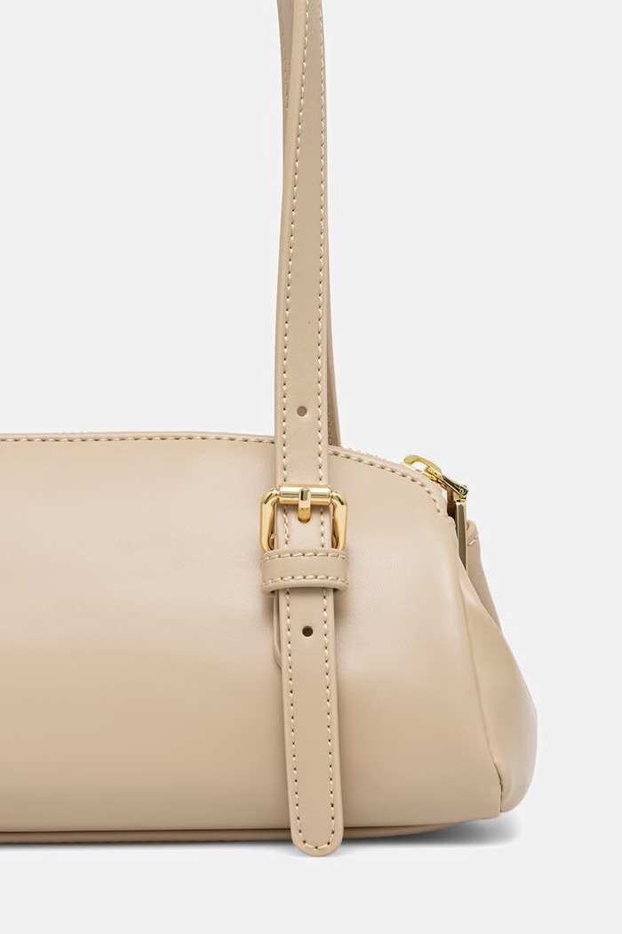 Akcesoria Love Moschino torebka bagietka damska z imitacji skóry JC4101PP1PLY0129 beżowy