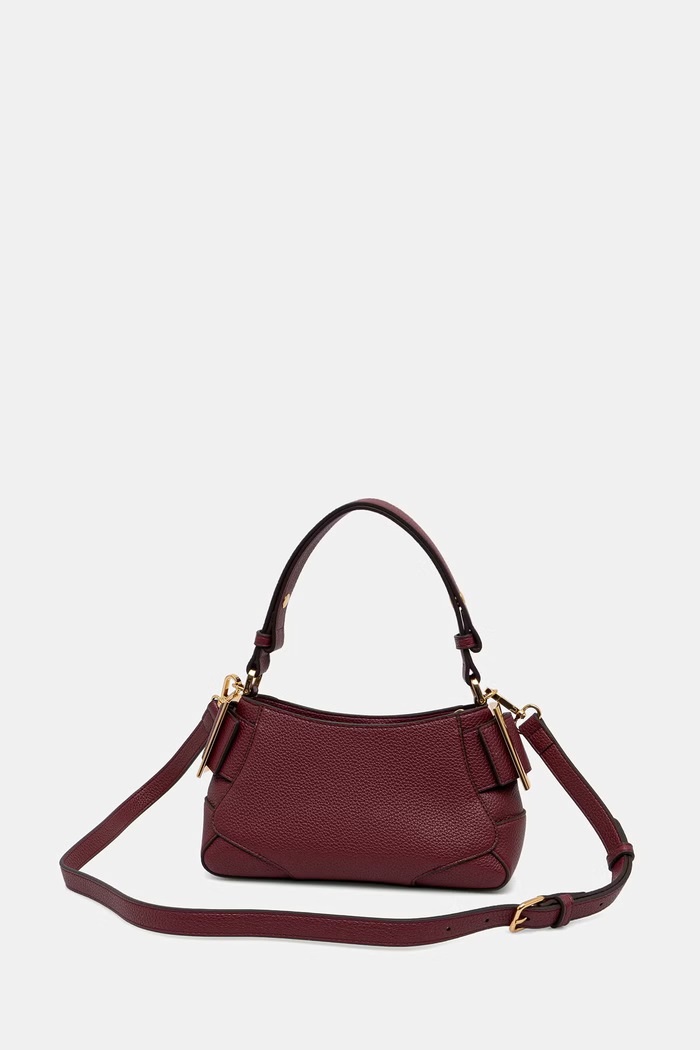 Akcesoria Love Moschino torebka crossbody damska z imitacji skóry JC4098PP1PLT1552 bordowy