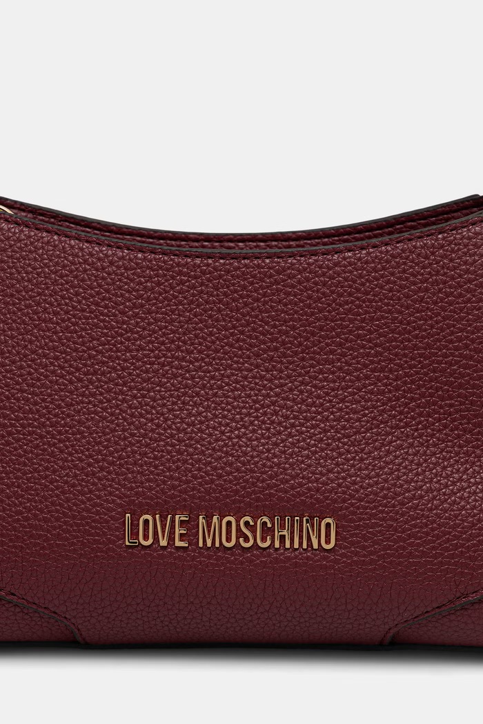 Love Moschino torebka crossbody damska z imitacji skóry bordowy JC4098PP1PLT1552