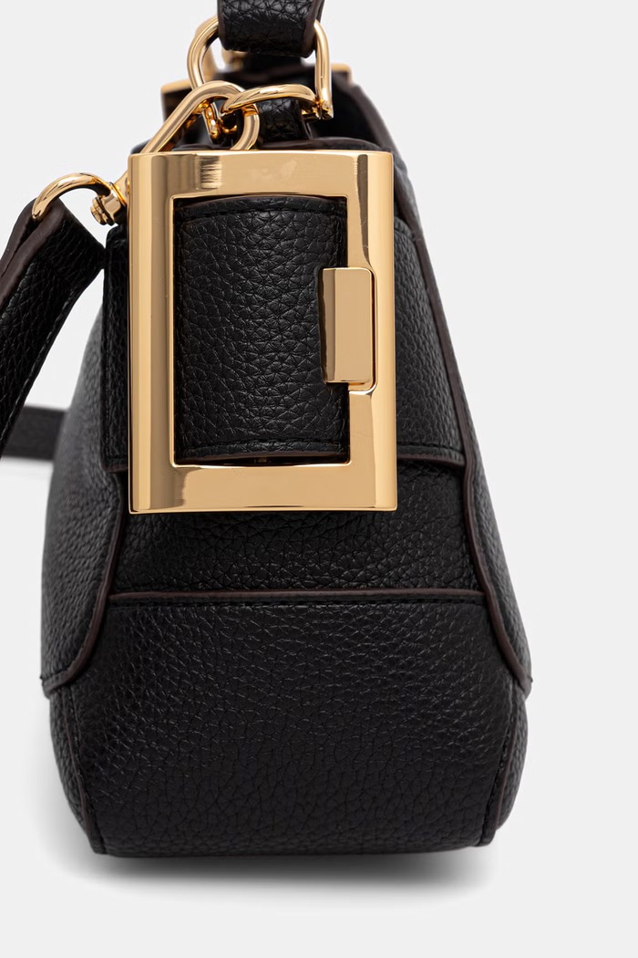 Love Moschino torebka crossbody damska z imitacji skóry czarny JC4098PP1PLT1000