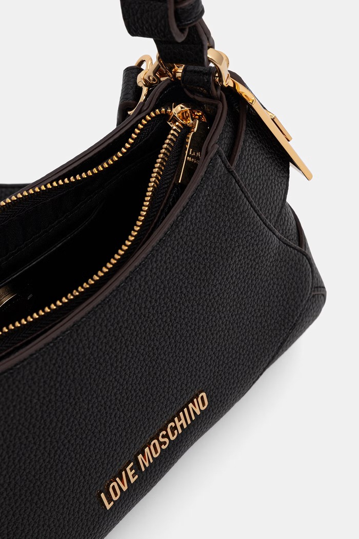 Love Moschino torebka crossbody damska z imitacji skóry JC4098PP1PLT1000 czarny