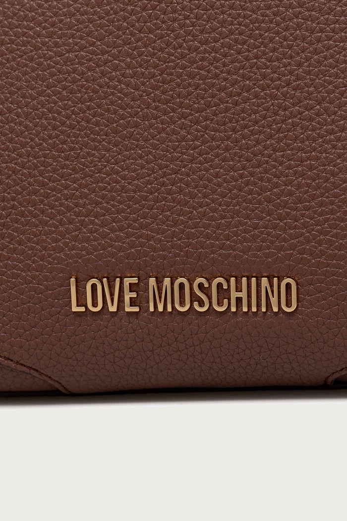 Love Moschino crossbody kabelka dámska z imitácie kože hnedá JC4096PP1PLT1200