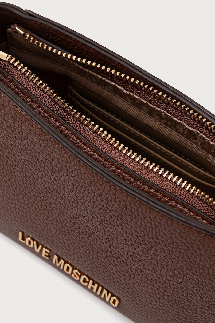 Love Moschino crossbody kabelka dámska z imitácie kože JC4096PP1PLT1200 hnedá