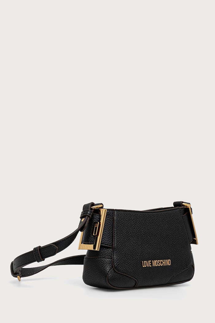 Love Moschino torebka damska z imitacji skóry JC4096PP1PLT1000 czarny AW26